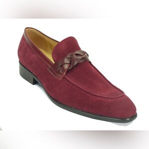Carrucci KS503-21SL Suede Loafer‎ W/Leather Trim NEW
